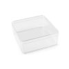 Plastová krabička / box s víkem 9,5x9,5x4 cm (Balení 1 ks, Varianta transparent)