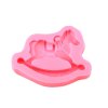 Silikonová forma houpací koník 8x10 cm (Balení 1 ks, Varianta růžová)
