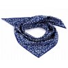 Bavlněný šátek s květy 55x55 cm