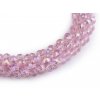 Náramek / gumička z broušených korálků (Balení 1 ks, Varianta 1 crystal)