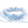Svatební podvazek krajkový (Balení 1 ks, Varianta 1 modrá jemná)