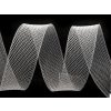 Modistická krinolína na vyztužení šatů a výrobu fascinátorů šíře 2,5 cm (Balení 1 m, Varianta 1 (CC33) transparent)
