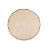 Dno na pletení / výrobu košíků Ø25 cm (Balení 1 ks, Varianta přírodní sv.)