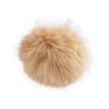 Kožešinová bambule s poutkem Ø11 cm (Balení 1 ks, Varianta 2 pudrová)