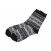 Pánské zimní ponožky norský vzor (Balení 1 pár, Varianta 1 šedá světlá)