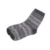 Pánské zimní ponožky norský vzor (Balení 1 pár, Varianta 1 šedá světlá)