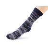 Pánské zimní ponožky norský vzor (Balení 1 pár, Varianta 1 šedá světlá)