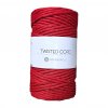 Sznurkowo MACRAMÉ (3mm) - RED