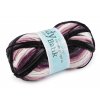 Pletací příze Lady Batik de Luxe 100 g (Balení 1 ks, Varianta 1 (600) fialová hořčicová)