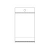 PP sáček s lepicí klopou a závěsem 6x10,5 cm (Balení 100 ks, Varianta transparent)