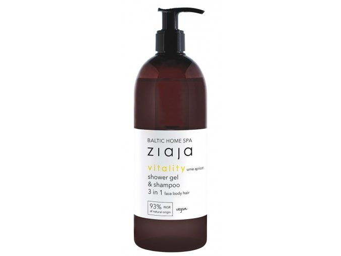 ziaja baltic home spa vitality sprchovaci gel sampom 3v1