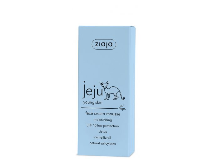 ziaja jeju blue teenage biely penovy pletovy krem spf10 box