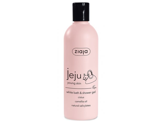 ziaja jeju pink teenage biely sprchovaci gel