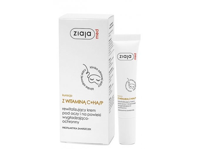 ziaja med dermatologicka kura s vitaminom C revitalizacny ocny krem box