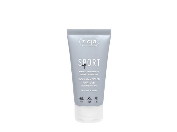 ziaja sport up ochranny pletovy krem spf50