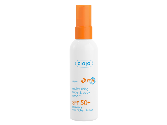 SUN opaľovanie  hydratačný krém na tvár a telo SPF 50+