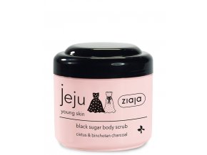 ziaja jeju pink teenage cierny cukrovy peeling na telo