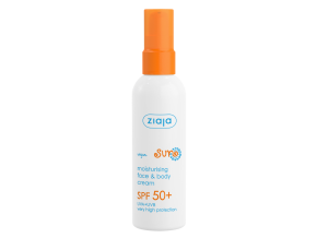 SUN opaľovanie  hydratačný krém na tvár a telo SPF 50+