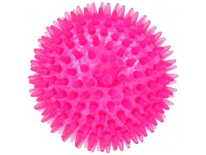 Hračka Dog Fantasy míček pískací růžová 8 cm