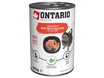 Beef with Salmon flavoured with Spirulina