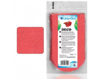 Akvarijní písek Betta DECO červený 1 - 1,5 mm, 240 g