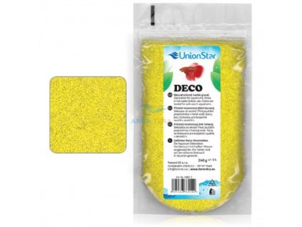 Akvarijní písek Betta DECO žlutý 1 - 1,5 mm, 240 g