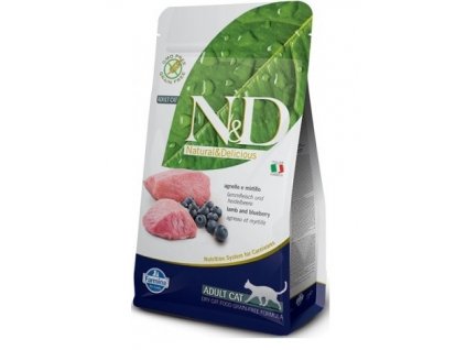 13122 n d grain free cat adult lamb blueberry 5 kg