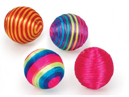 Míček zorba provázek duha 4 cm