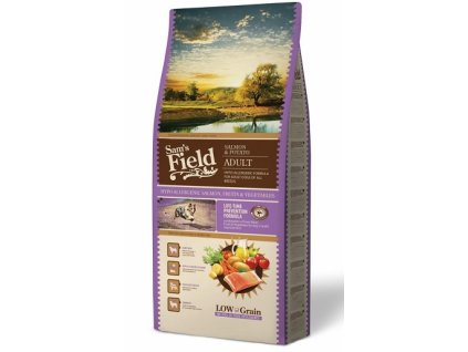 Sams Field Adult Salmon & Potato (Hmotnost 2,5 kg - exp. 6.8.2020)