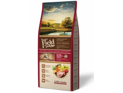 Sams Field Adult Medium Chicken & Potato (Hmotnost 2,5 kg)