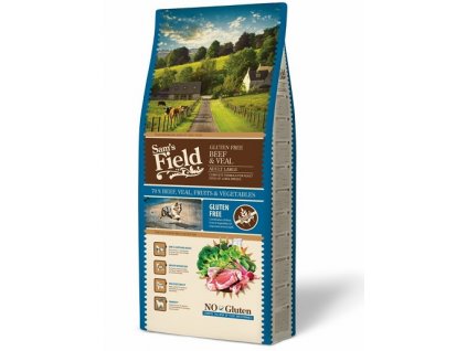 sams field gluten free adult large beef veal 13 kg 1