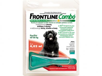 Frontline Combo Spot on Dog XL 1 x 4,02 ml (pes 40-60 kg)