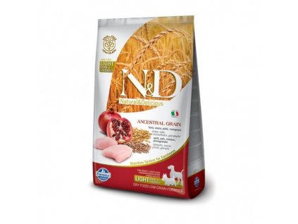 N&D Low Grain DOG Light S/M Chicken & Pomegr 2,5 kg