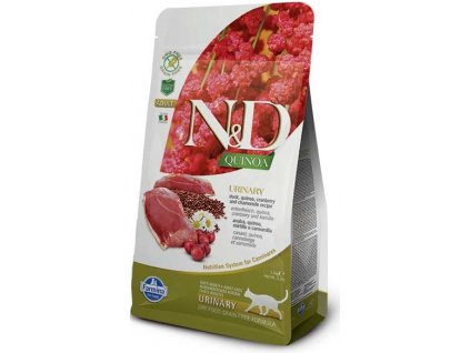 N&D Grain Free Cat Adult Quinoa Urinary Duck & Cranberry 300 g