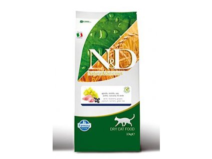 N&D LG CAT Adult Lamb & Blueberry 10kg