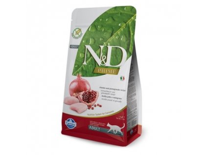 n d grain free cat adult chicken pomegranate 5kg