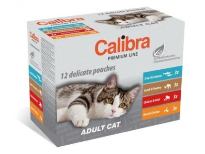 Calibra Cat kapsa Premium Adult multipack 12x100 g