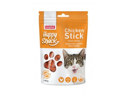 Pochoutka Happy Snack Cat kuřecí tyčinky 40 g