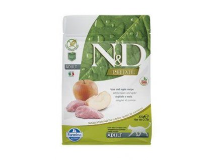 N&D PRIME CAT Adult Boar & Apple 300 g