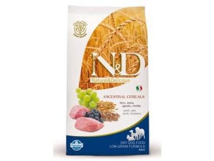 N&D LG DOG Adult Mini Lamb & Blueberry 800 g