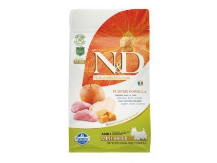 N&D Pumpkin DOG Adult Mini Boar & Apple 800 g