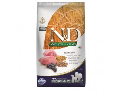 N&D LG DOG Adult M/L Lamb & Blueberry 2,5 kg