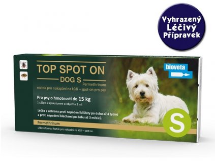 TOP SPOT ON dog S do 15 kg VLP