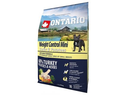 24848 ontario mini weight control turkey potatoes 6 5 kg