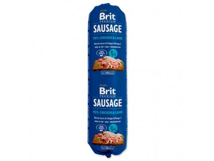 Salám BRIT Premium Dog Sausage Chicken & Lamb 800 g
