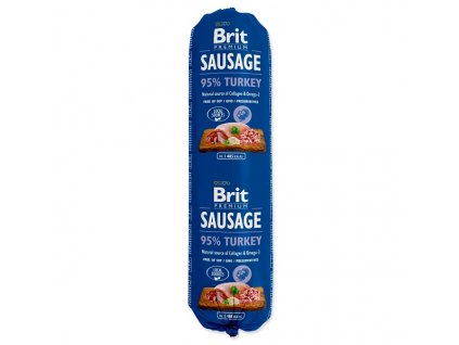 Salám BRIT Premium Dog Sausage Turkey 800 g