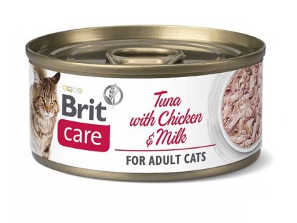 Brit Care Cat konz Fillets Chicken&Milk 70 g