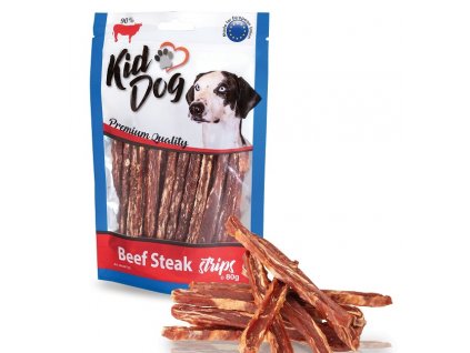 KIDDOG hovězí steak v proužku 80 g