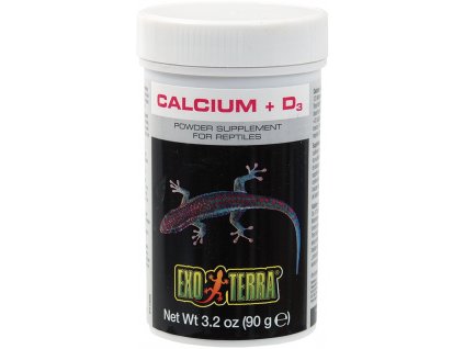 Doplňkové krmivo EXO TERRA kalcium + vitamín D3 90 g