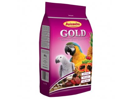 Avicentra Gold pro velké papoušky 850 g